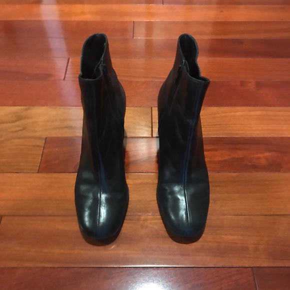 Black Ankle High Boot - Picture 2 of 4